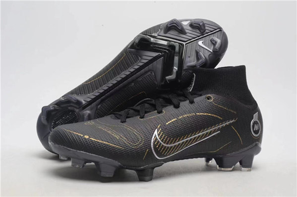 Men's Mercurial Vapor 14 Academy FG/MG Soccer Black Shoes 001